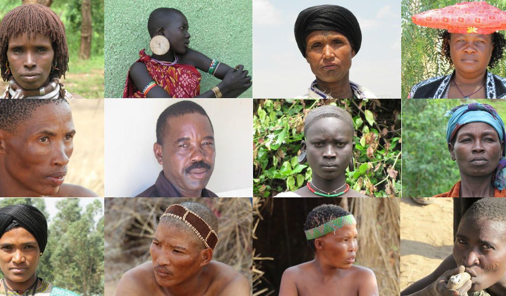 Skin Color Collage