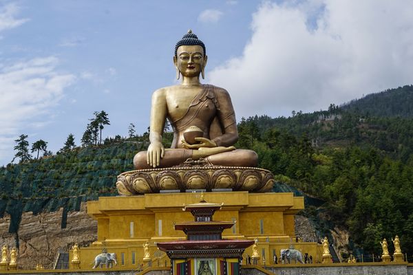 Giant Dordenma Buddha overlooking Thimphu thumbnail