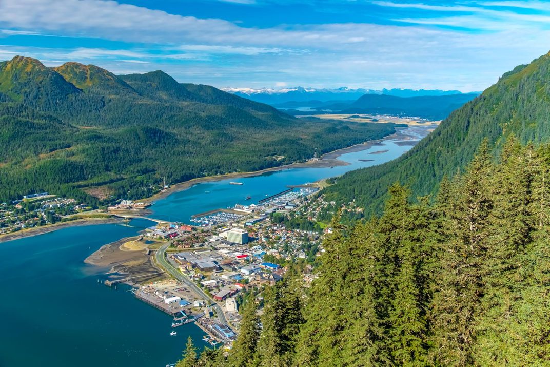 View of Juneau from Mt. Roberts