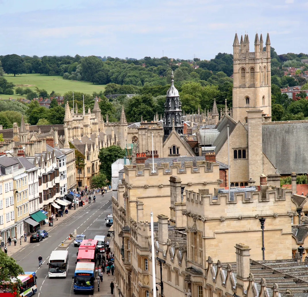 View near Oxford's Main Street