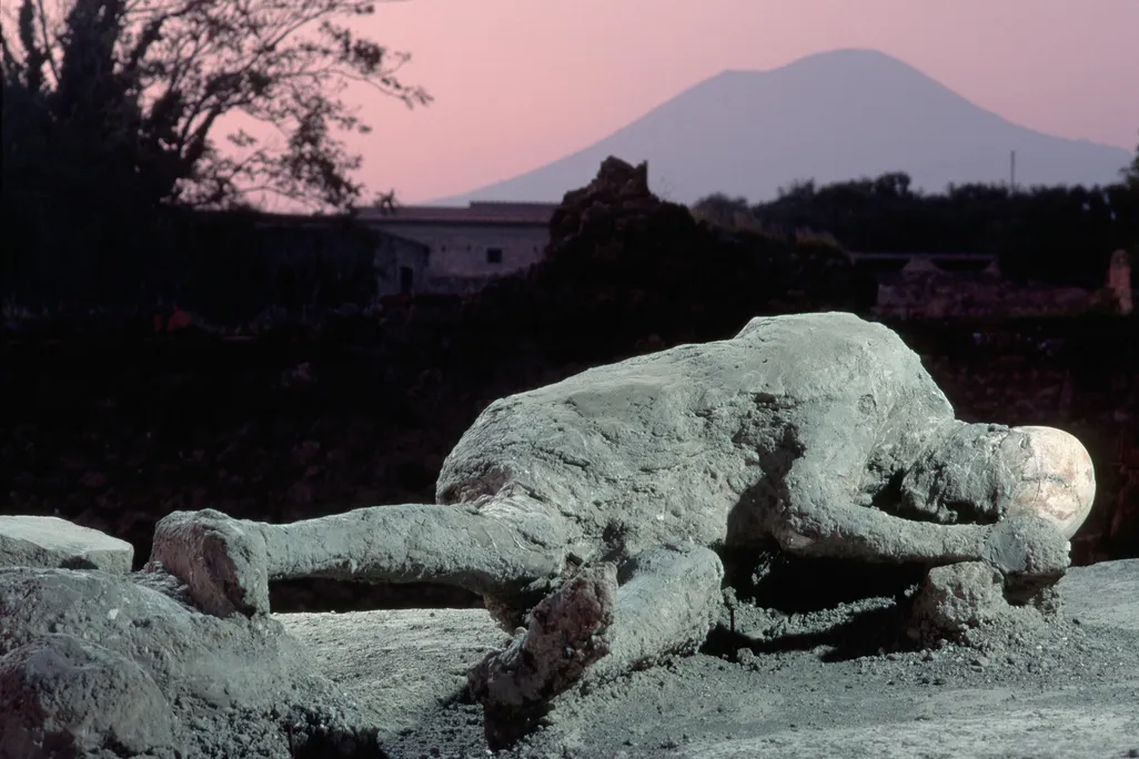 Body cast Pompeii 