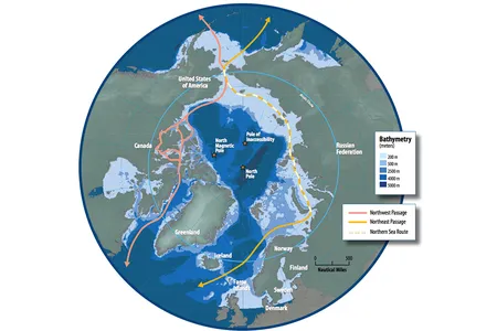 With the recent opening of the Northwest Passage in the Arctic due to melting sea ice barriers, Smithsonian research biologist Seabird McKeon and his team report increasing numbers of animals making the journey into new territories.
