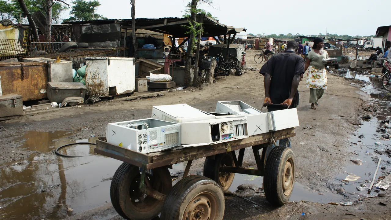 The Burning Truth Behind an E-Waste Dump in Africa