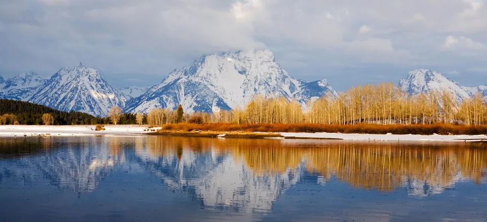  The stark beauty of the Tetons in winter 