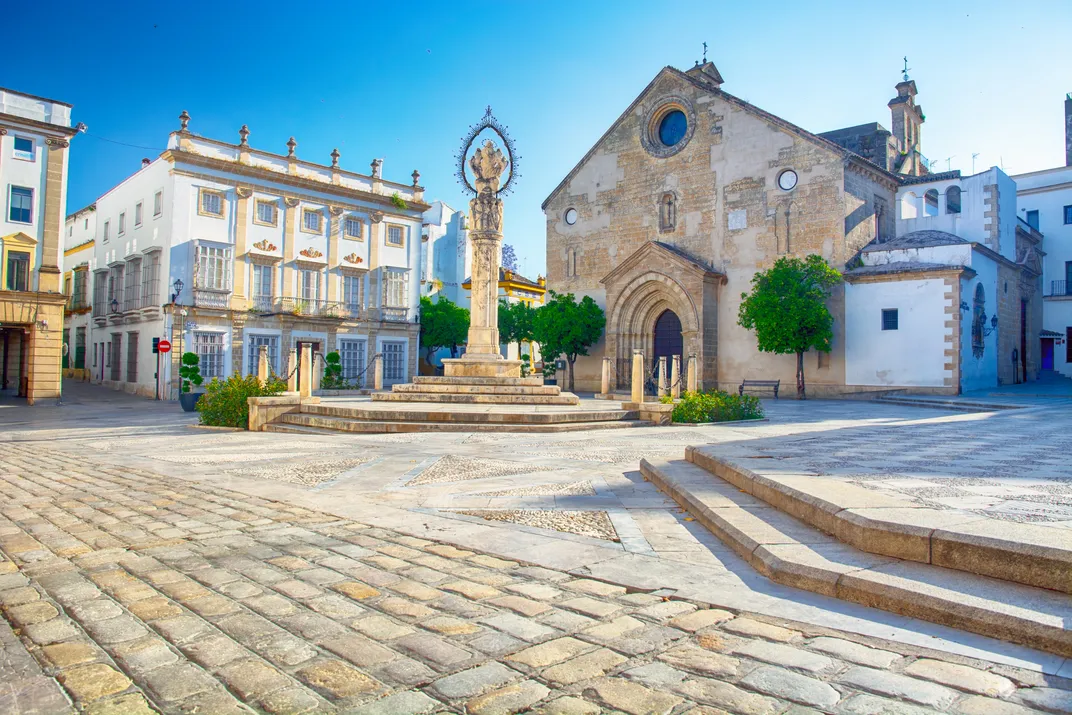 Main square of Jerez