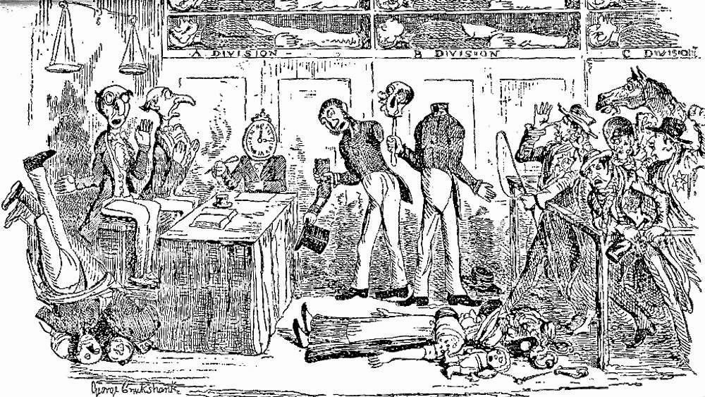 George Cruikshank’s impression of Dickens’ dystopia