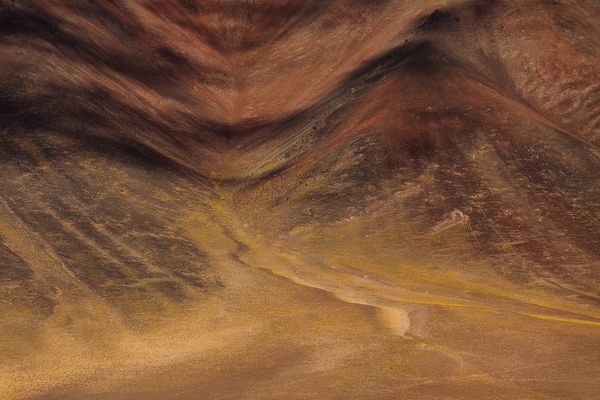 Detail of a high desert mountain. thumbnail