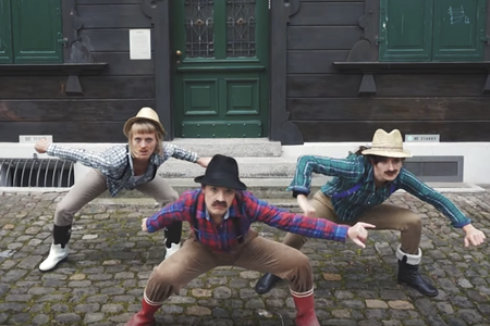 The winning video featured hip hop dancers as farmers who put demands on the water supply
