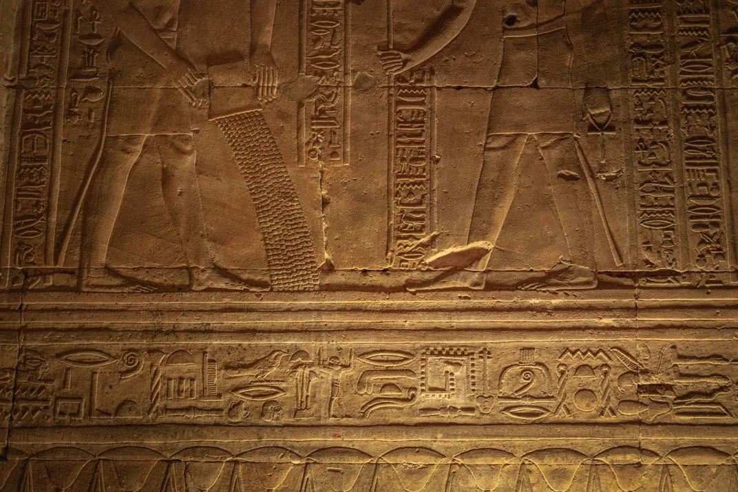 13 - Telling works of art are carved into the walls of the many tombs in the Valley of the Kings.