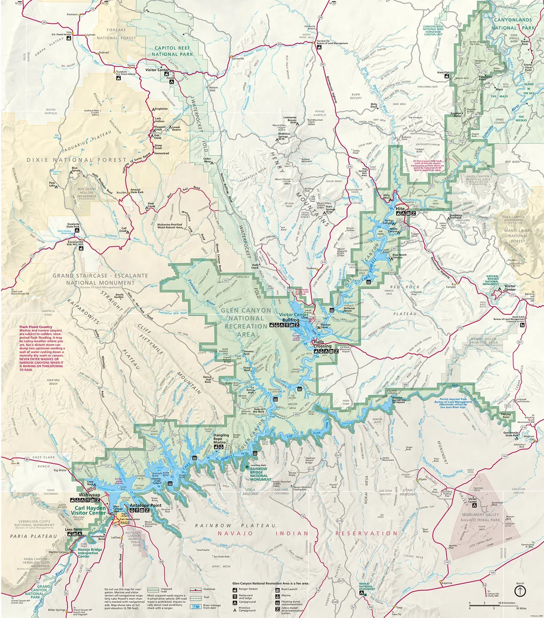 Glen Canyon Map