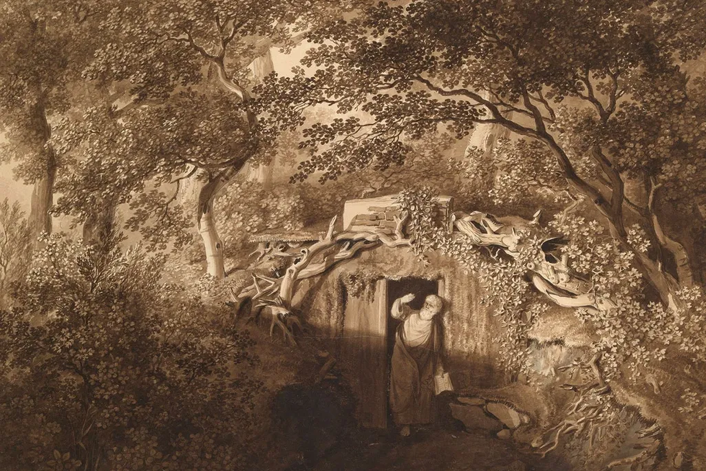 Johann Baptist Schmitt, The Hermit in Flottbeck, 1795