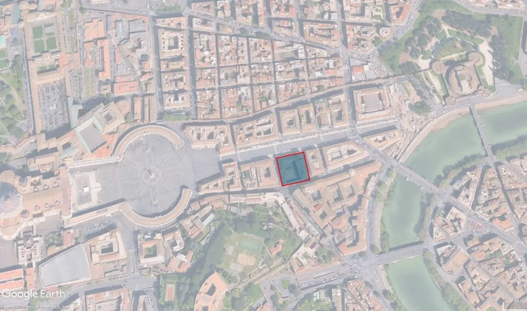 Google Maps of Palazzo della Rovere