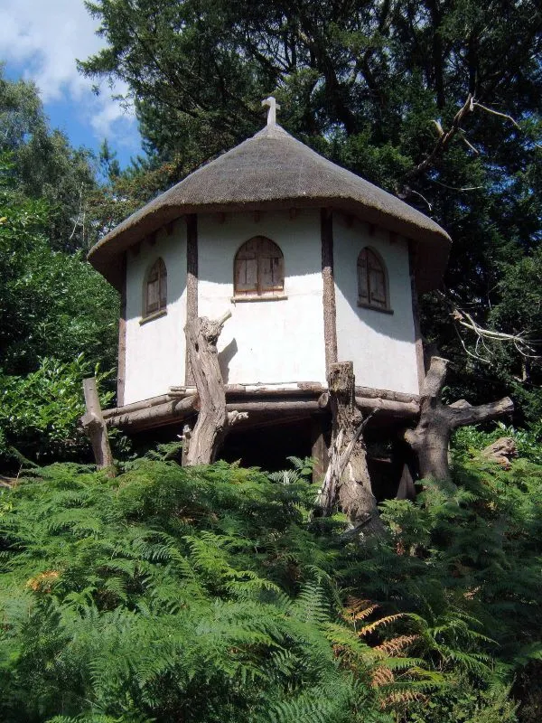 The restored hermitage at Painshill Park