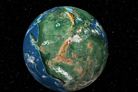 During the early Triassic epoch, Washington, D.C. was situated in a massive supercontinent called Pangea