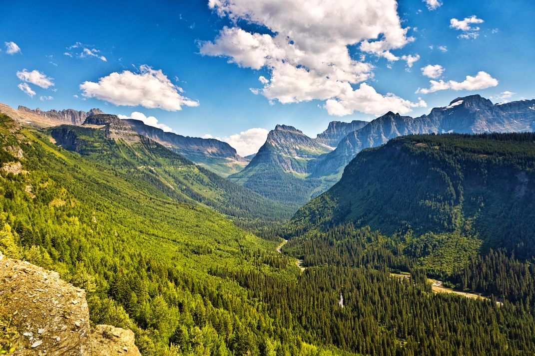 The scenic Going-to-the-Sun Road, Glacier National Park