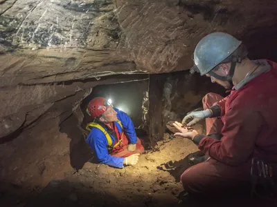 Cavers found the perfectly preserved mine in the small town of Alderly Edge in England.