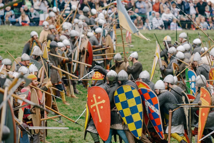 Battle of Hastings recent re-enactment
