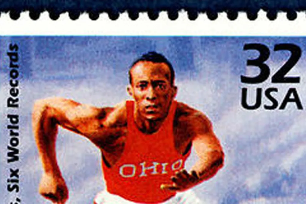 The Jesse Owens stamp