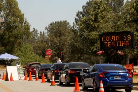 Together, COVID-19 cases in California, Florida and Texas accounted for one-fifth of new cases in the world and one-third of new cases in the United States on Monday, July 13.