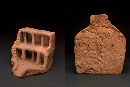 Researchers found a 4,000-year-old handprint on the bottom of a &quot;soul house,&quot; a clay funerary object popular during Egypt&#39;s Middle Kingdom period.