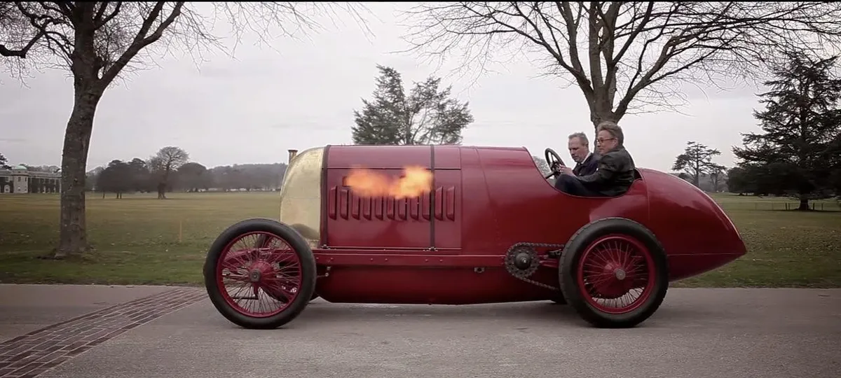 A Racing Car Built in 1910 Roars to Life Once More