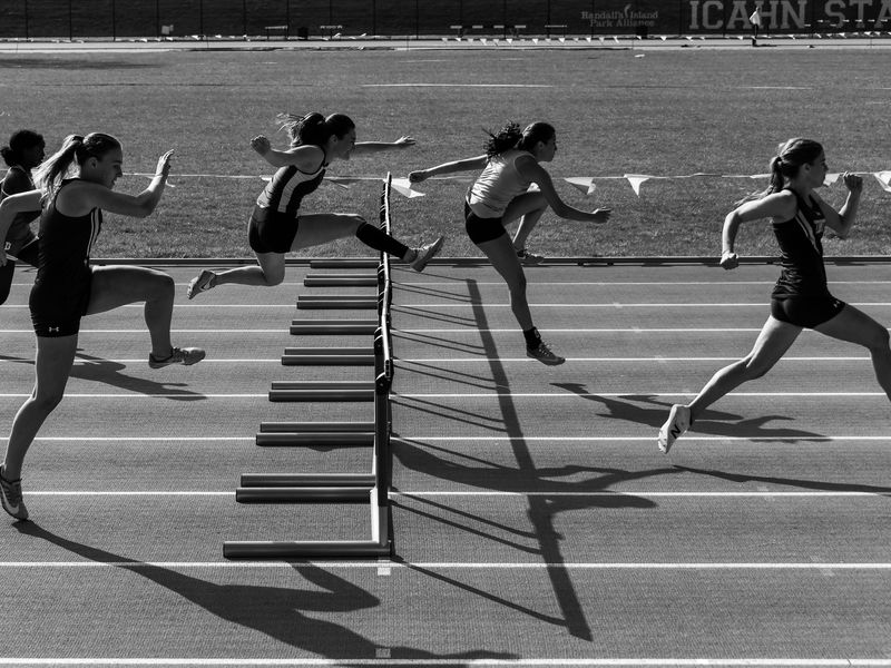 A hurdles race for high school athletes Smithsonian Photo Contest