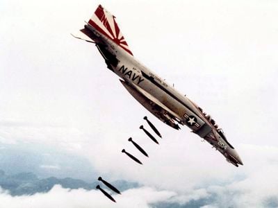 In Vietnam, the U.S. Navy used the F-4 for ground attack.
