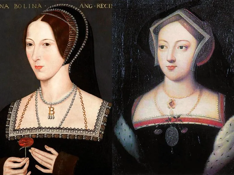 Portraits of Anne and Mary Boleyn