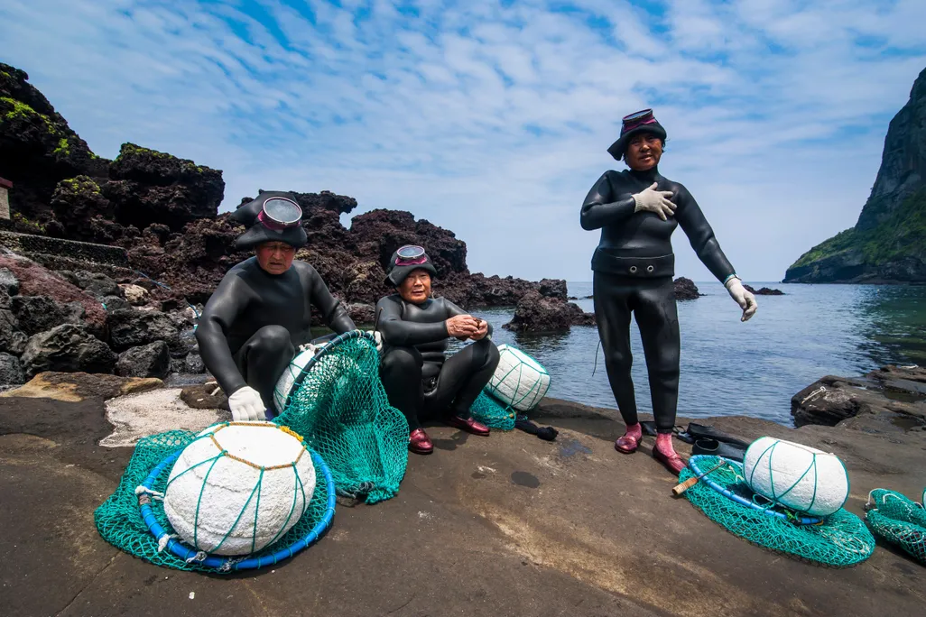 Female divers South Korea