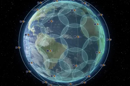 The Virginia-based company Aireon operates receivers on a newly completed constellation of Iridium satellites that relay heading, speed, and altitude information from aircraft in real time.