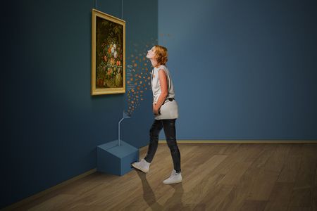At the new exhibition at the Mauritshuis in The Hague, scent dispensers will let viewers smell scents associated with the paintings.