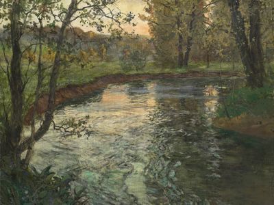 The Brook,&nbsp;Frits Thaulow, 1875/1906