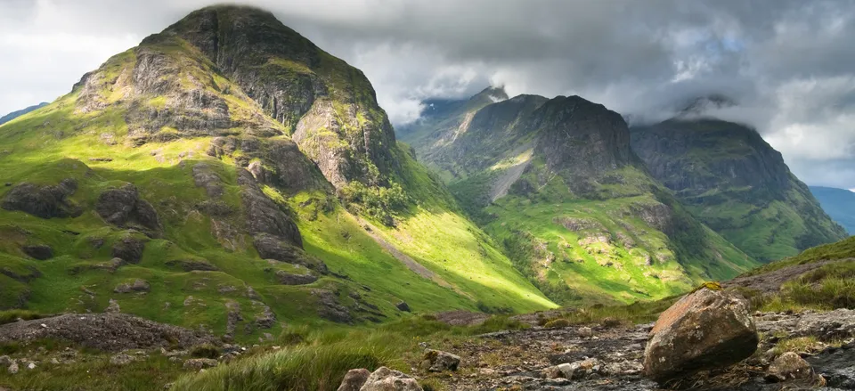  The brooding landscape of Glencoe 