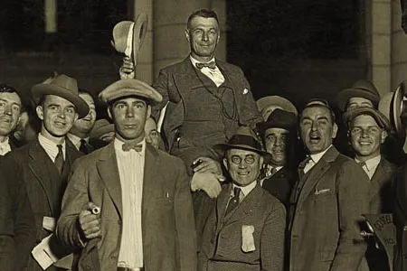 “I am here to tell the truth,” Colonel Billy Mitchell told cheering American Legionnaires upon his arrival in Washington, D.C.