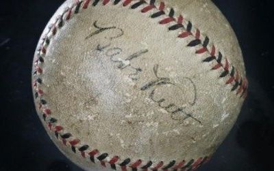 Smithsonian's autographed Babe Ruth baseball.