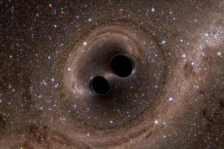 Astronomers observed the ripples in space-time caused by gravitational waves from two black holes colliding. 