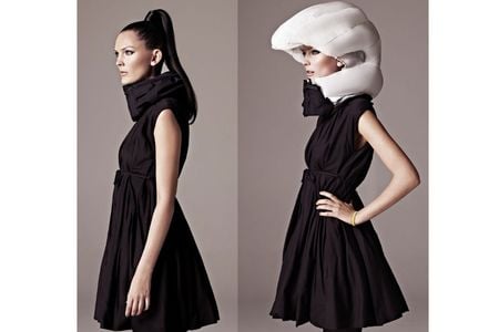 Hövding is a helmet cyclists wear on their necks—not their heads. 

 