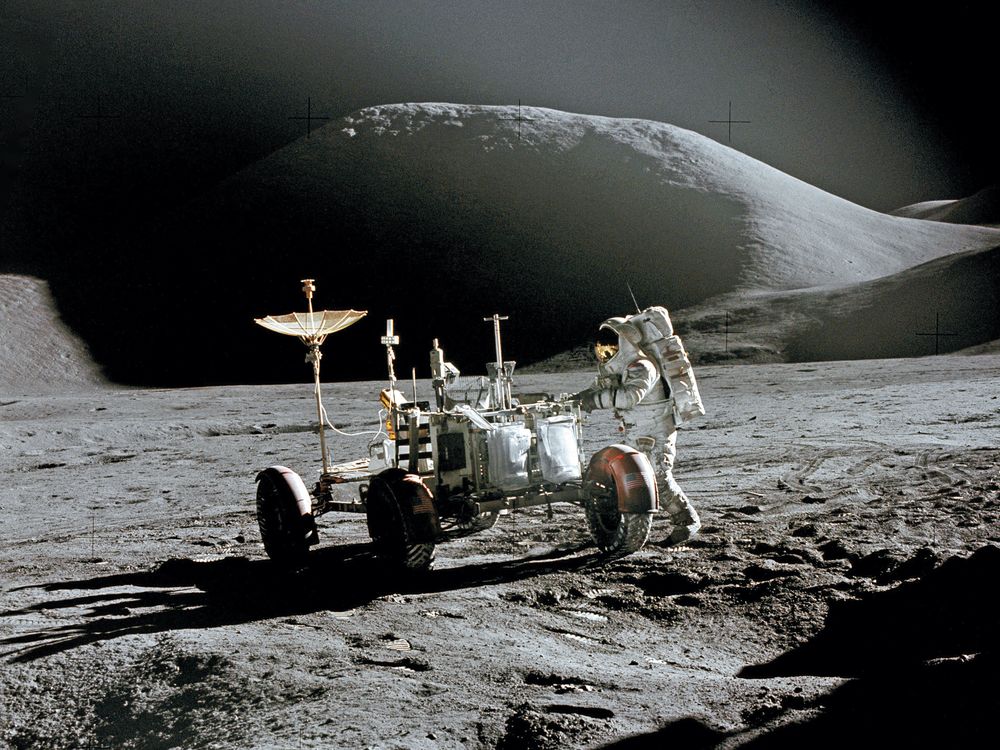 First Car on the Moon