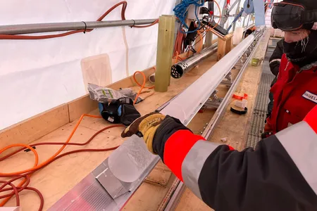 An international team of scientists spent four summers working in average temperatures of -25.6 degrees Fahrenheit.