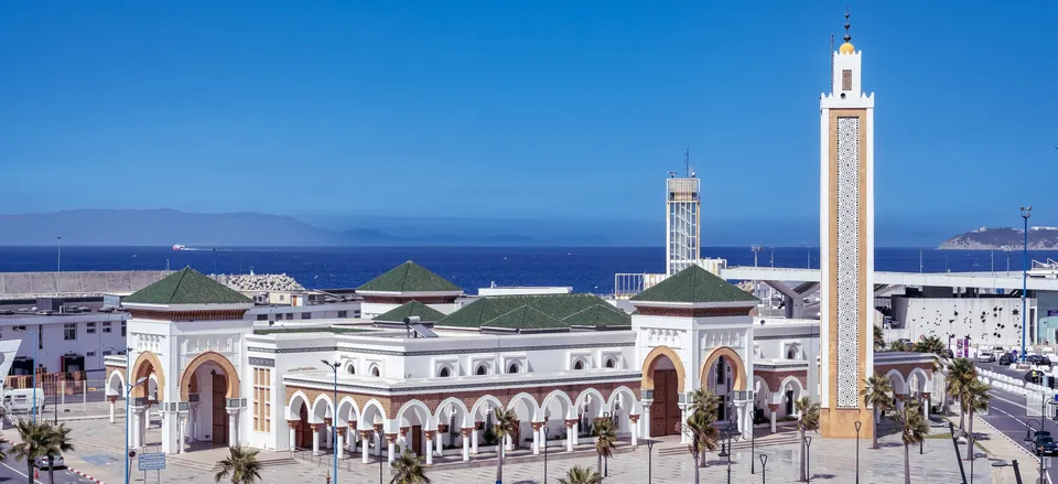  Mosque near the coast of Tangier 