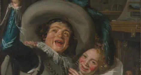 "Young Man and Woman in an Inn" by Franz Hals, 1623