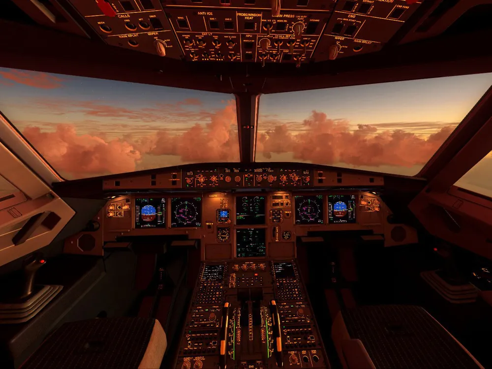 Airliner cockpits