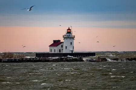 The Cleveland Harbor West Pierhead Light is one of ten lighthouses the U.S. government is giving away this year.