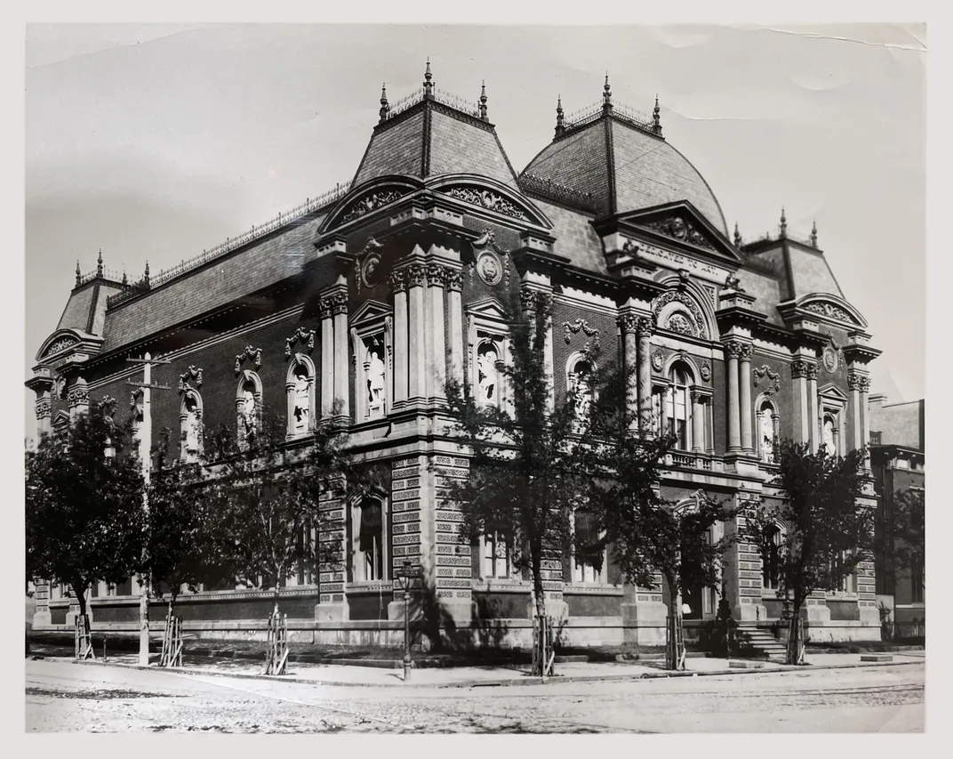 Corcoran Gallery of Art with statues