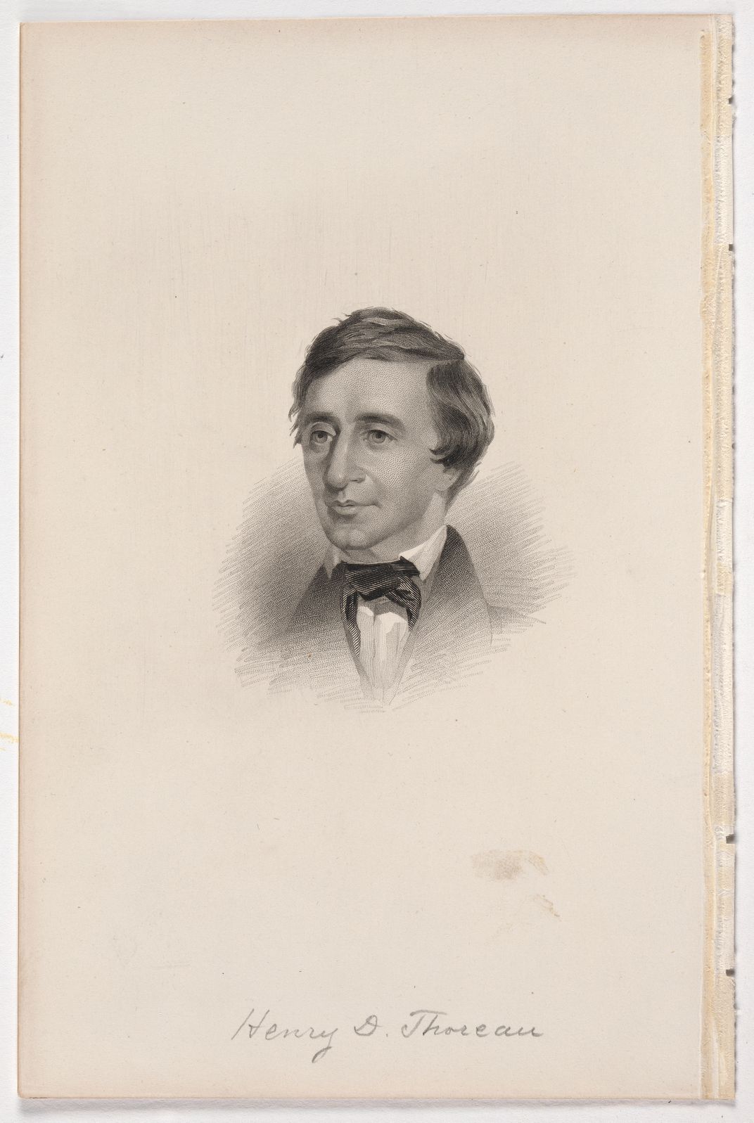 Henry David Thoreau, ca. 1863