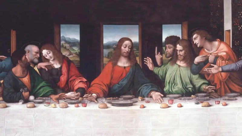 Leonardo Da Vinci The Last Supper Judas