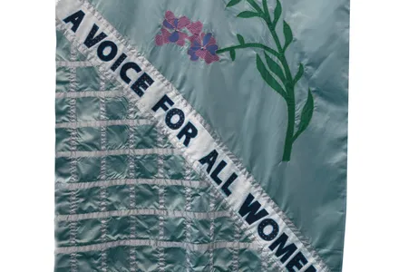 Inmates at Downview Prison co-created six banners for the upcoming Processions march