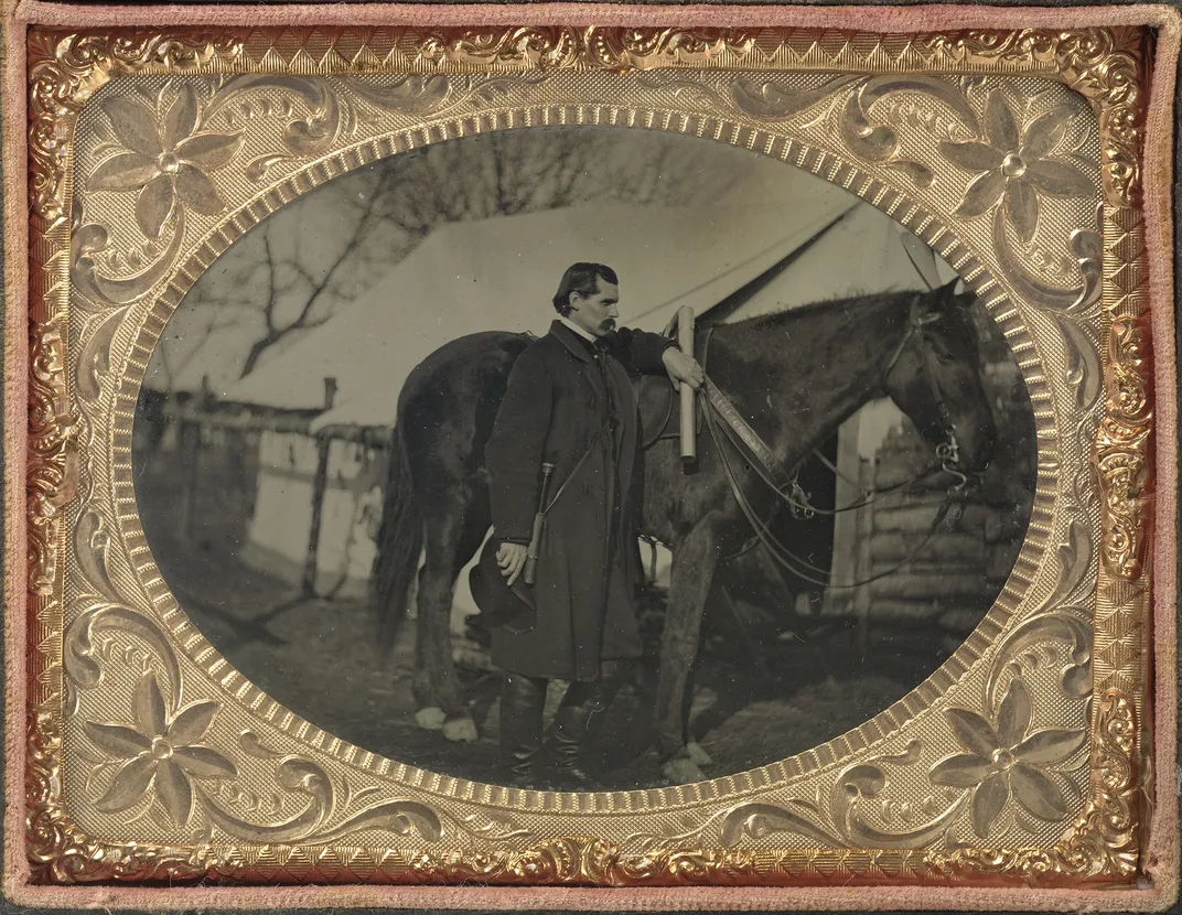 An 1862 tintype of inventor Thaddeus S.C. Lowe