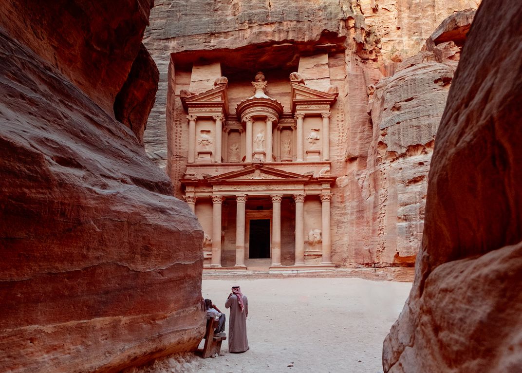 Petra's dramatic Treasury from the siq