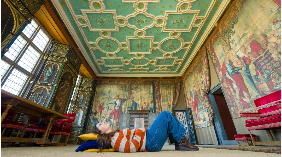 'Lie Down and Look Up' at England's Most Ornate Ceilings, From Sparkling Gold-Leaf Stars to Intricate Plaster Designs at Queen Victoria's Seaside Retreat
